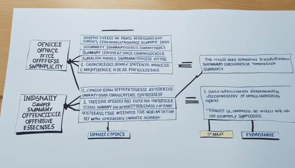 difference between indictable and summary offence difference between indictable and summary offence