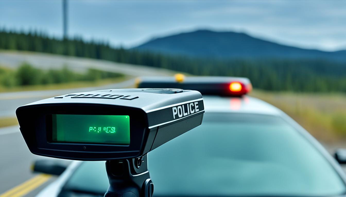 how does police radar know which car is speeding