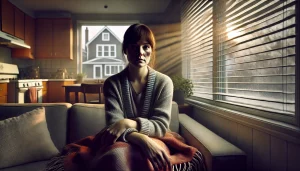 DALL E 2025 04 16 23.24.12 A photorealistic editorial style image illustrating the issue of domestic assault in Canada. The scene is emotionally resonant and respectful showing